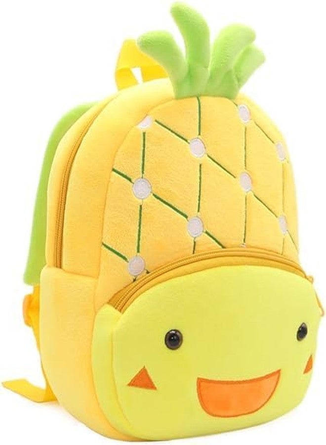 Delicado Cute Small Toddler Kids Preschool Backpack Plush Cartoon Mini children Nursery/School/Picnic/Travelling Bag for Baby Girl Age 1to 5 Years - Image 3